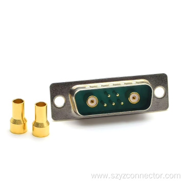 D-Sub High Current 7W2 Male Connector 7P